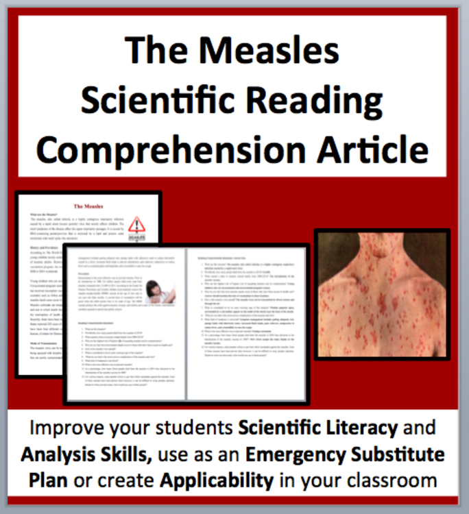 The Measles Reading Comprehension | How the Measles Virus Works, Symptoms