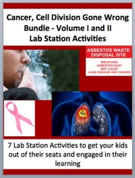 Cancer Lab Station Bundle: Volumes I and II - 2 X 7 Engaging Lab Stations