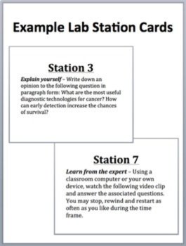 Cancer Lab Station Bundle: Volumes I and II - 2 X 7 Engaging Lab Stations, image 2
