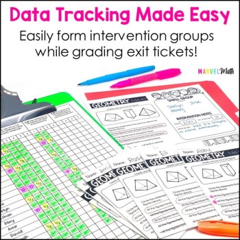 3rd Grade Geometry TEKS Exit Slips * Exit Tickets, image 3