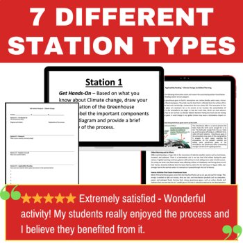 Climate Change Lab Station Activity | 7 Hands-on Activities | Global Warming, image 2