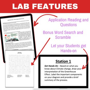 Climate Change Lab Station Activity | 7 Hands-on Activities | Global Warming, image 4