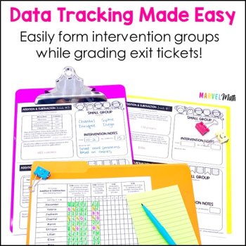 3rd Grade Addition and Subtraction TEKS Exit Slips * Exit Tickets, image 3