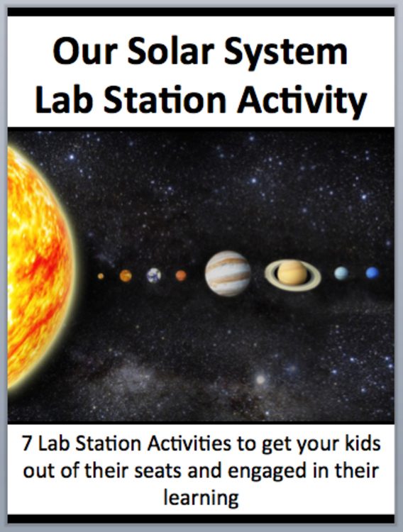 Our Solar System Lab Station Activity | Sun, the Inner and Outer Planets, Pluto