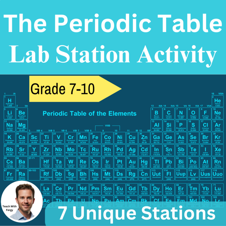 The Periodic Table Lab Station Activity | 7 Hands-on Activities | Elements