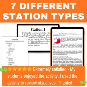 Acids, Bases, and Neutralization Reactions Lab Station Activity | 7 Activities, image 2