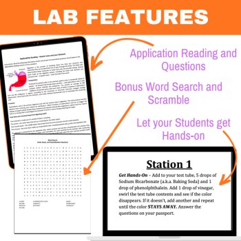 Acids, Bases, and Neutralization Reactions Lab Station Activity | 7 Activities, image 4
