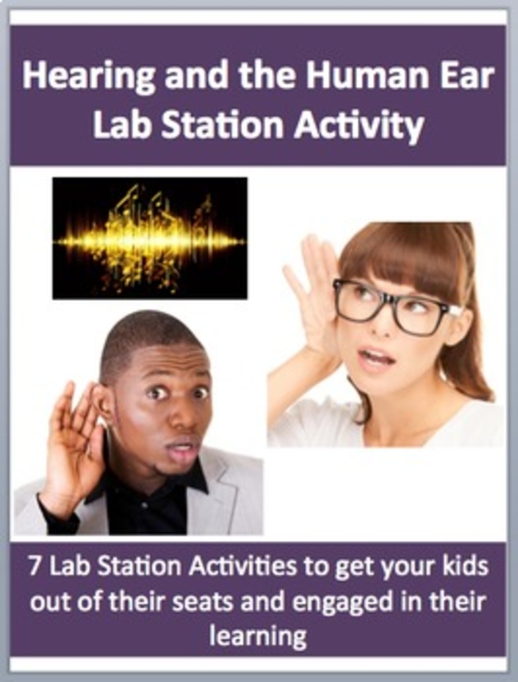 Hearing and the Human Ear Lab Station Activity | 7 Hands-on Activities | Vertigo