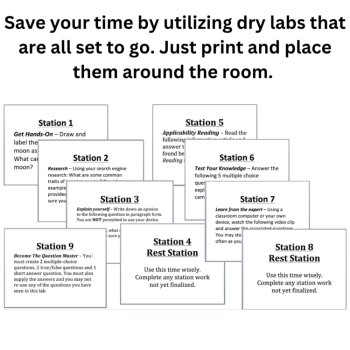 Chemistry Student-Led Lab Station Curriculum | Chemical Reactions Activities, image 3