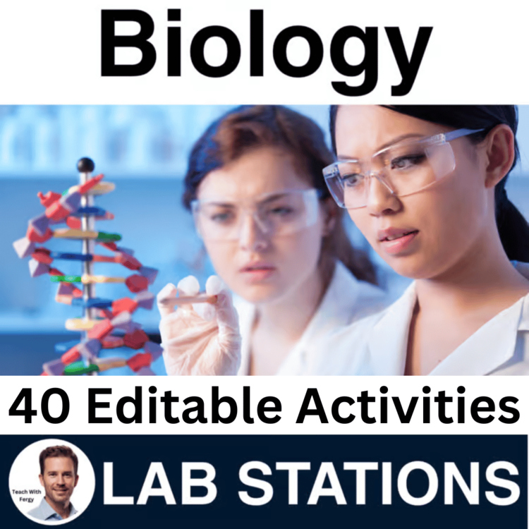 Biology Lab Station Activity Bundle - Engaging, Hands-on Activities