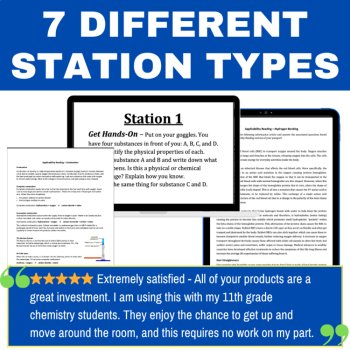 Physical and Chemical Properties & Changes Lab Station Activity | 7 Activities, image 2