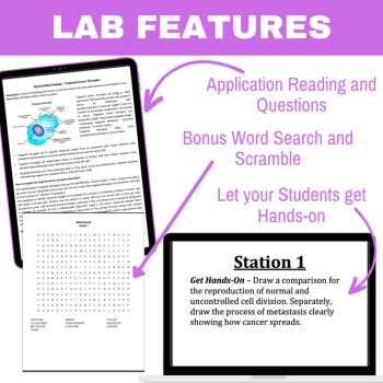 Cancer Volume I Lab Station Activity | 7 Hands-on Activities | Causes, Effects, image 4