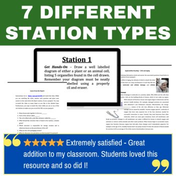 Cells and the Cell Theory Lab Station Activity | 7 Hands-on Activities, image 2