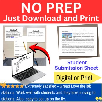 Human Respiratory System Lab Station Activity | 7 Hands-on Activities, image 2