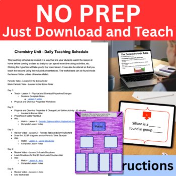 Chemistry Curriculum | Fully Editable Chemistry Activities, Lessons, Assessments, image 2