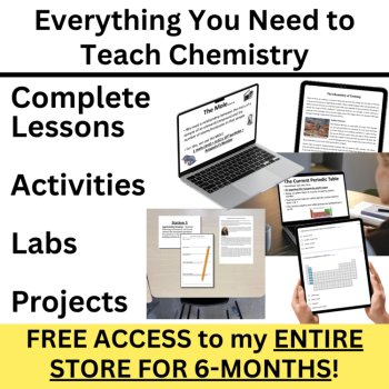 Chemistry Curriculum | Fully Editable Chemistry Activities, Lessons, Assessments, image 3