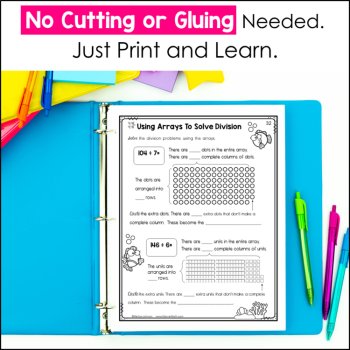 Math Interactive Notebook 4th Grade - TEKS Bundle, image 4