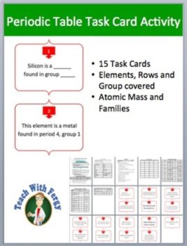 Periodic Table Complete Bundle - Lesson, WebQuest, Task Card and Inquiry Project, image 4