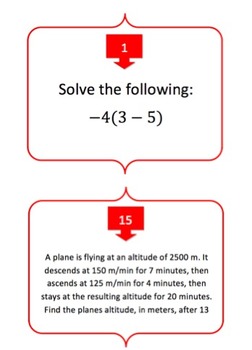 Order of Operations - BEDMAS - Task Cards and UNIQUE Activity, image 2