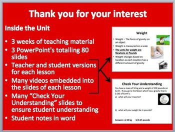 Matter Unit Bundle - Lessons, Activities & Assessments | Density, Mass vs Weight, image 3