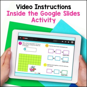 Area of Composite Figures, Area of Combined Rectangles Digital Activities, image 4