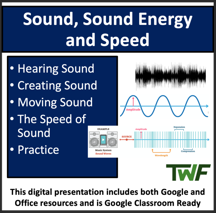 Sound, Sound Energy and Speed - Google Slides & PowerPoint