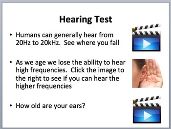 Hearing, Hearing Loss and the Human Ear - Physics and Biology Lesson Package, image 2
