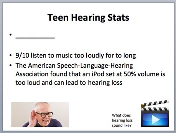 Hearing, Hearing Loss and the Human Ear - Physics and Biology Lesson Package, image 3