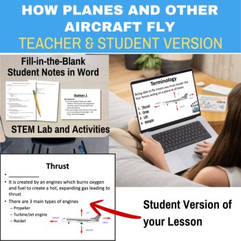 How Planes and Other Aircraft Fly Lesson - How Thrust, Drag, and Lift Work, image 2