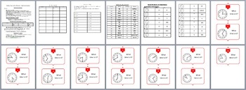 Telling Time to Five Mintues - Task Cards and Engaging Review Activity, image 3