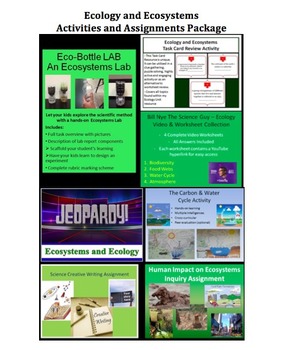 Ecology and Ecosystems Activities and Assessments Bundle | Biodiversity, image 2