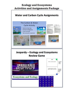 Ecology and Ecosystems Activities and Assessments Bundle | Biodiversity, image 3