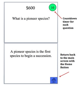 Jeopardy-Like Review Game - Ecology and Ecosystems - Uniquely Different, image 3