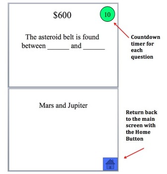 Jeopardy-Like Review Game - Space: The Study of the Universe, image 3