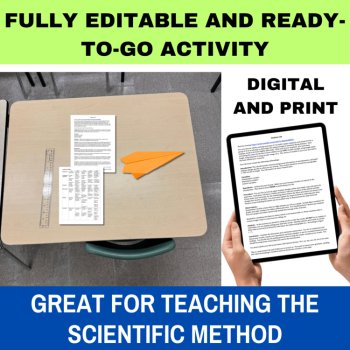 Paper Airplane Scientific Method Lab Activity | STEM Engineering Activity, image 3