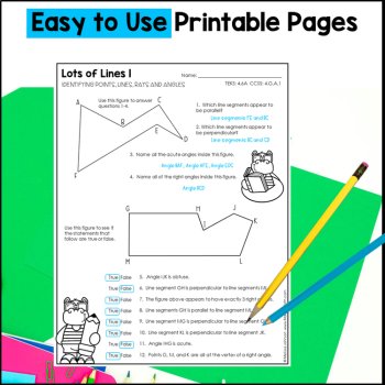 4th Grade Geometry Worksheets, image 4