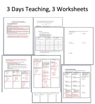 Solving Linear systems by Graphing, Substitution and Elimination, image 2