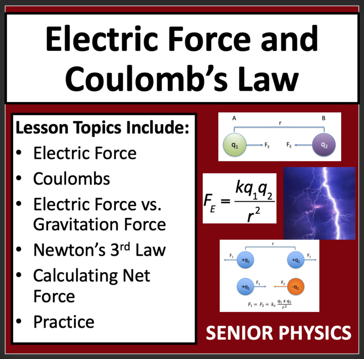 Electric Forces and Coulomb's Law Senior Electricity Lesson | Physics Lesson