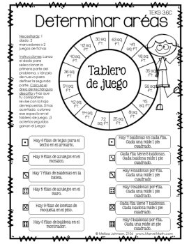 3rd Grade Math Review : 14 SPANISH No Prep Games, image 4