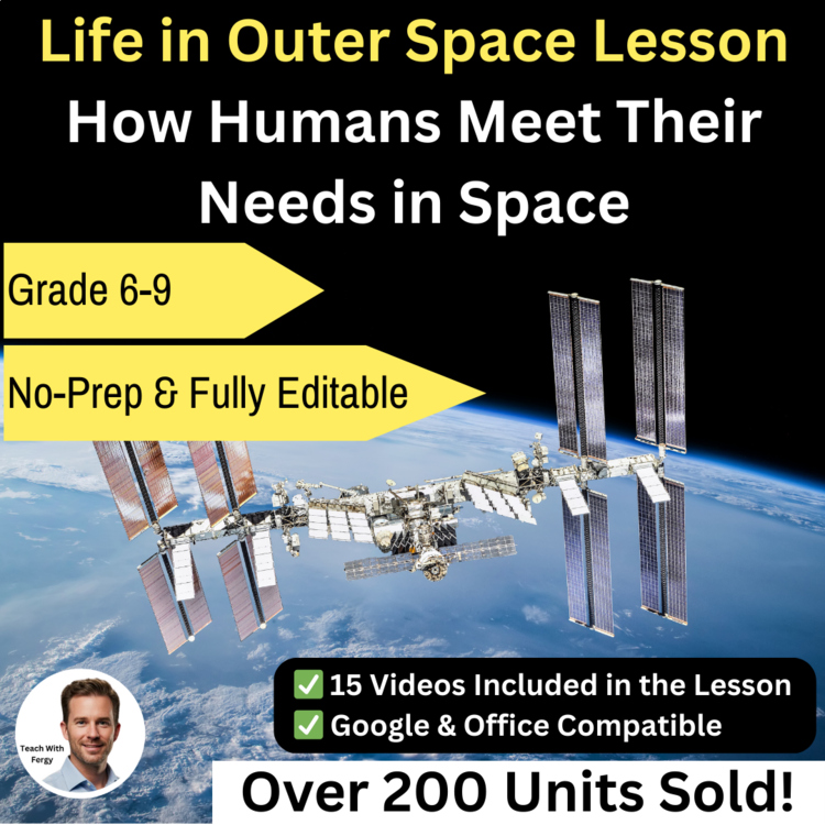 Life in Outer Space Lesson - How Humans Meet Their Needs | Eating, Sleeping