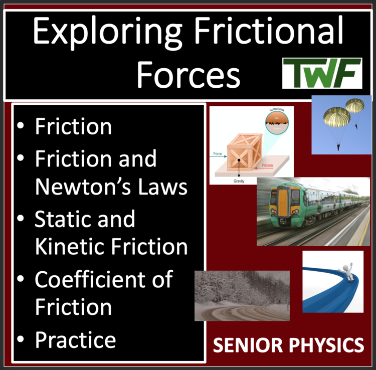 Exploring Frictional Forces - Senior Physics - Google Slides & PowerPoint Lesson
