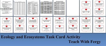 Ecology and Ecosystems Task Card REVIEW GAME - Unique and Engaging, image 3