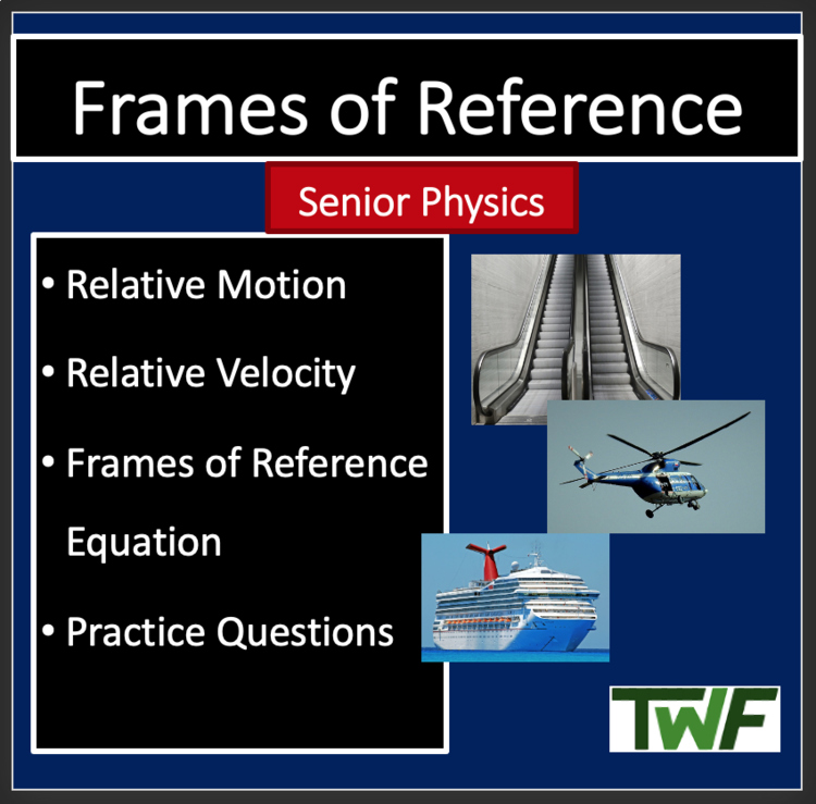 Frames of Reference & Relative Motion Senior Physics Lesson | Relative Velocity