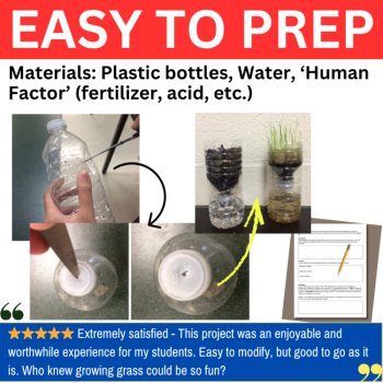 Human Impact on Ecosystems Inquiry Lab Experiment | Ecology Lab - Ecobottles, image 2