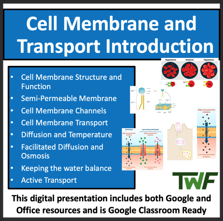 Cell Membrane and Transport - Introductory Lesson | Cell Transport, Diffusion