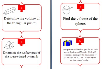 Measurement of 3D Objects - Task Cards and UNIQUE Activity {Common Core}, image 2