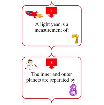 Space - The Study of the Universe Task Card REVIEW GAME - Unique and Engaging, image 2