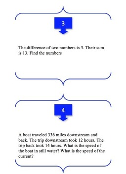 Systems of Linear Equations Task Cards and Review Activity - Sample, image 2