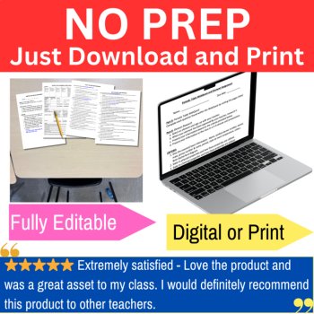 Periodic Table WebQuest and Element Assignment | Periodic Table Activity, image 2
