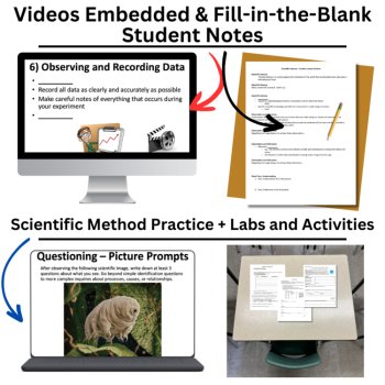 Scientific Method, Science Skills, and Lab Safety Lesson and Activity Bundle, image 3
